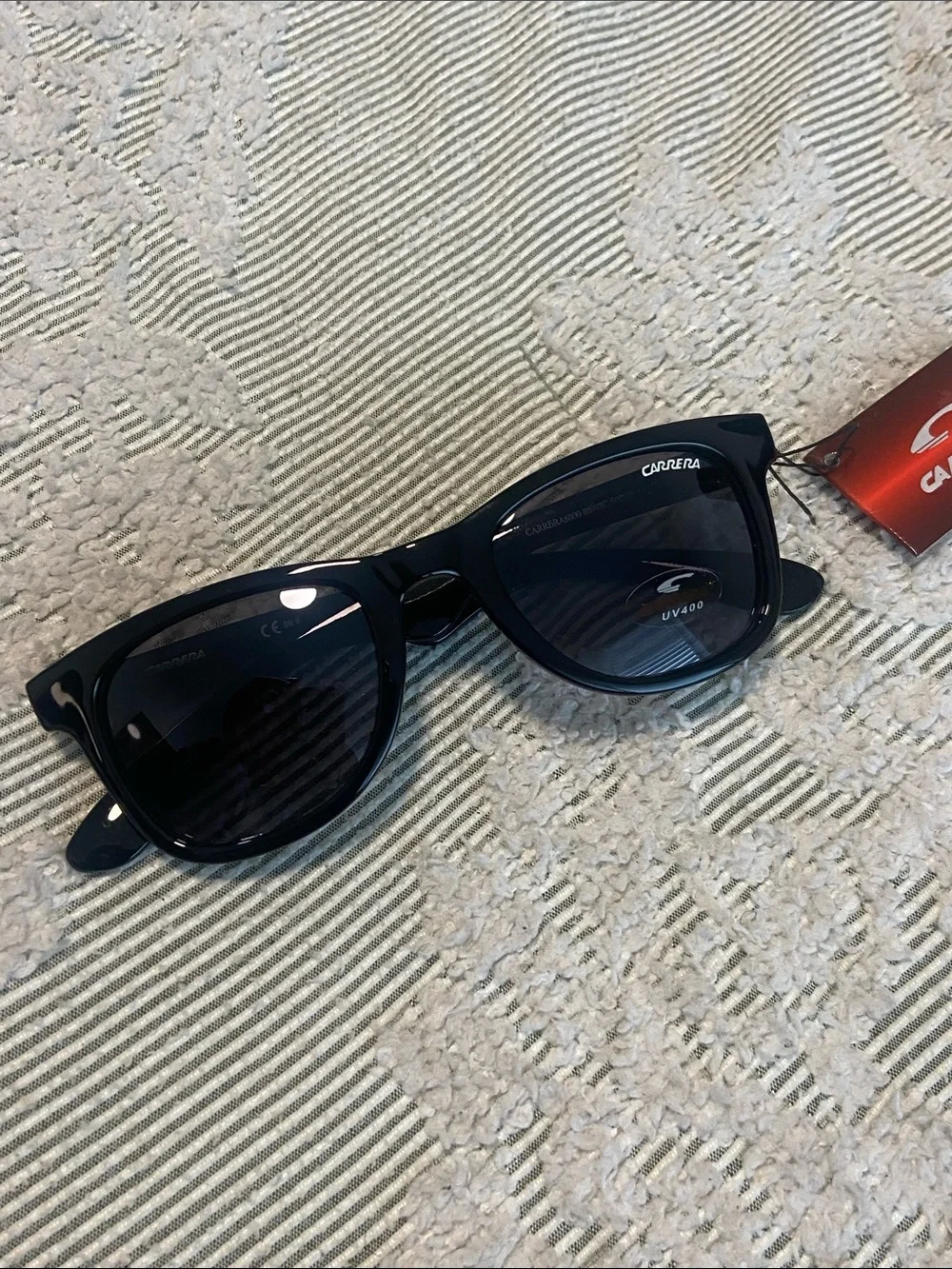 Black and Dark Gray Men's Sunglasses